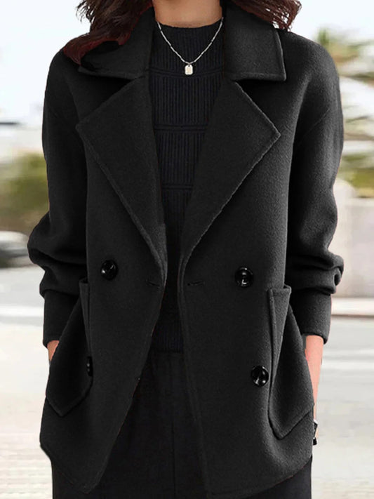 Emma® | Manteau ample à col et à plaine à la mode
