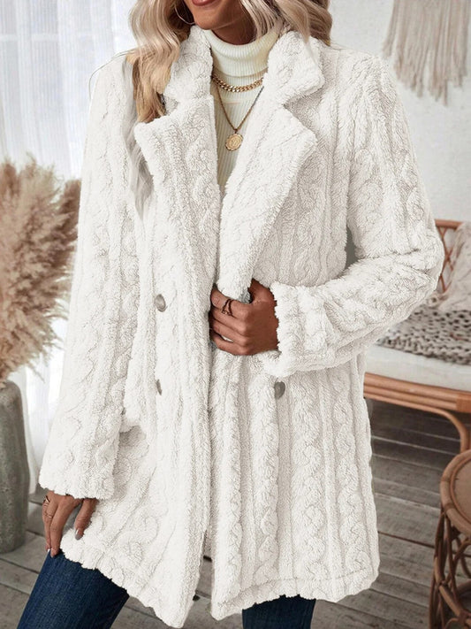Sophia® | Manteau en laine polaire élégant et duveteux
