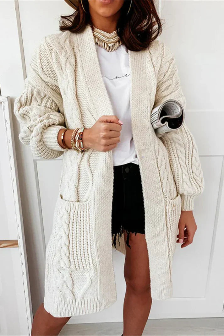 Laila | Cardigan d'hiver décontracté et élégant