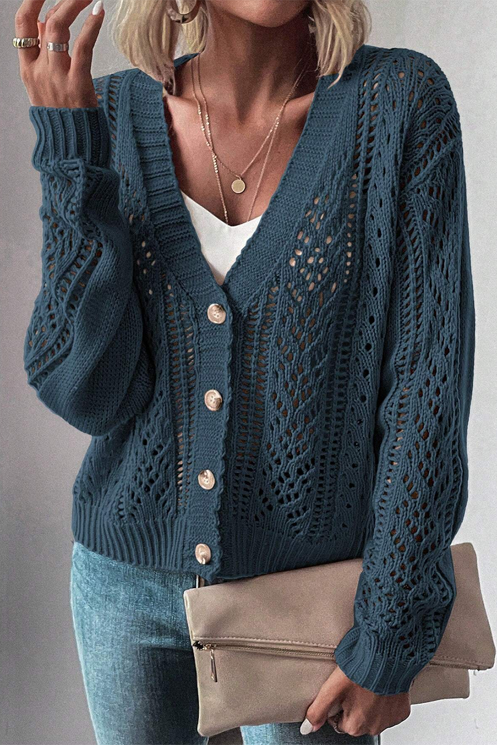 Kairi | Cardigan d'hiver tendance et sans effort