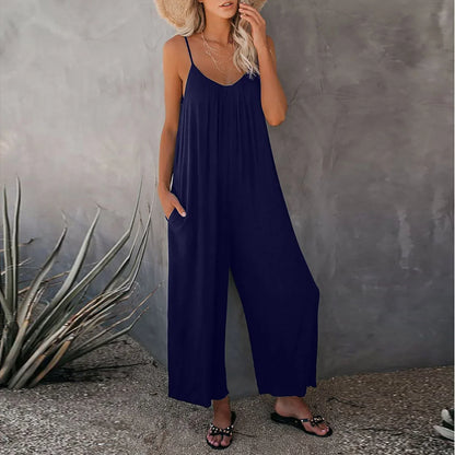 Ultimate Flowy Jumpsuit with Pockets (Buy 2 Free Shipping)