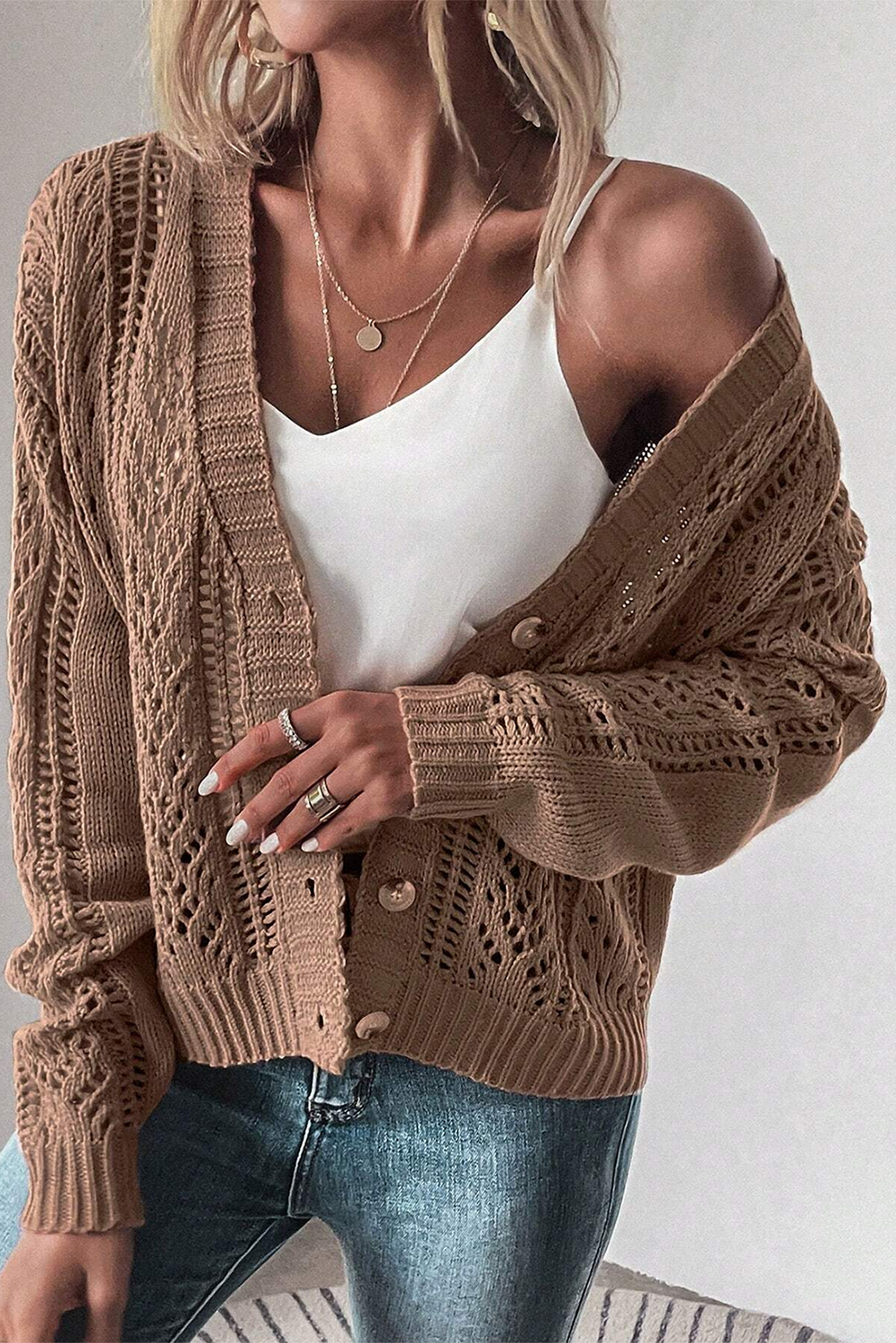 Kairi | Cardigan d'hiver tendance et sans effort