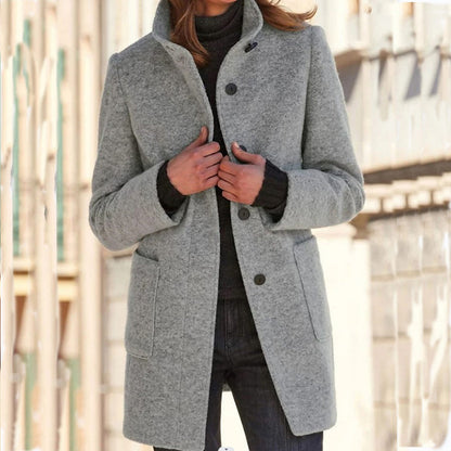 Carolyn | Manteau d'hiver simple et élégant