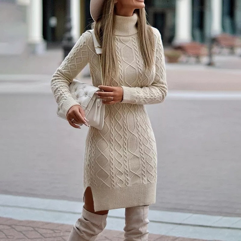 Caitlin | Robe d'hiver chic et polyvalente