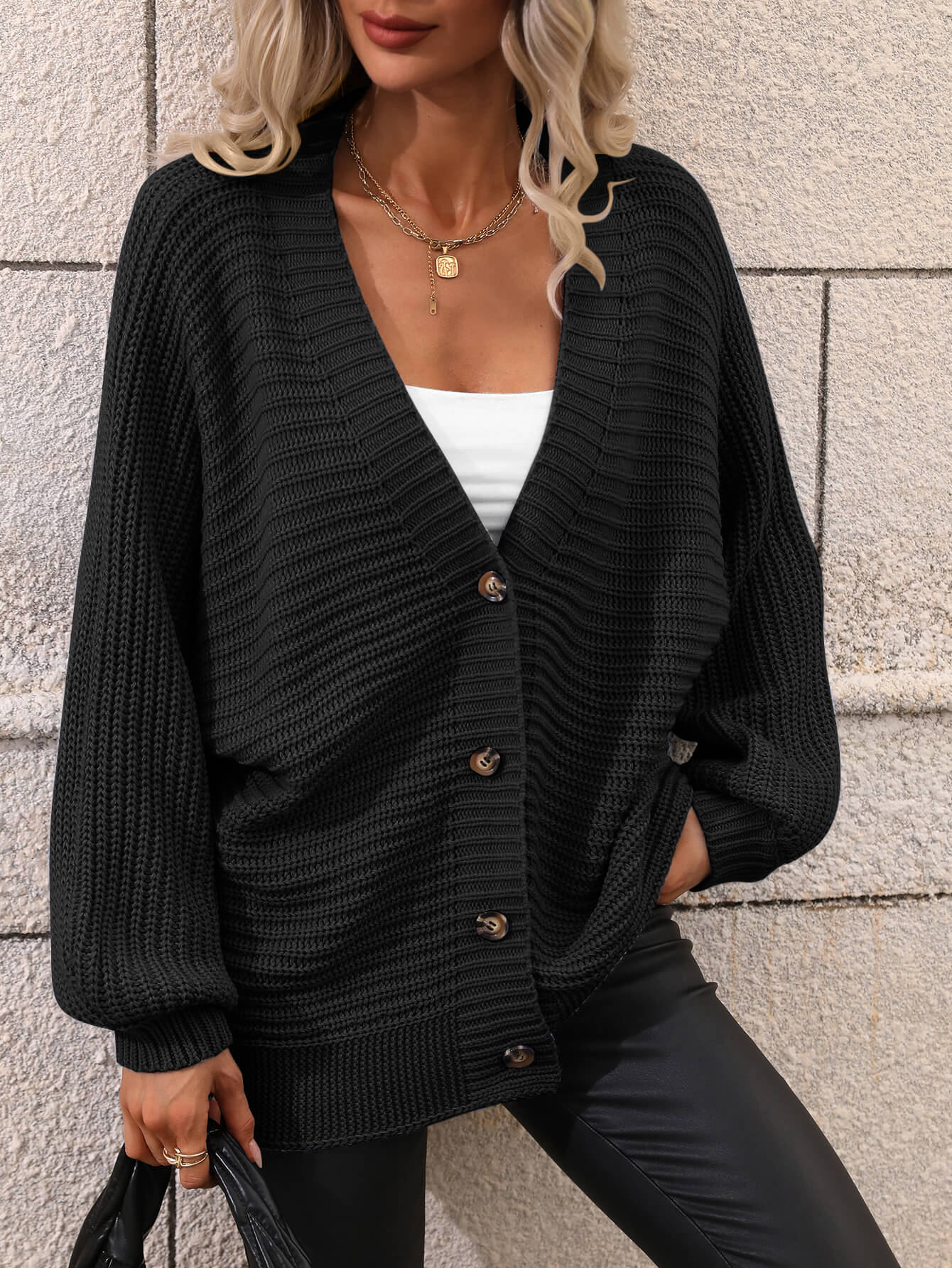 Tindra | Cardigan d'hiver chic et polyvalent