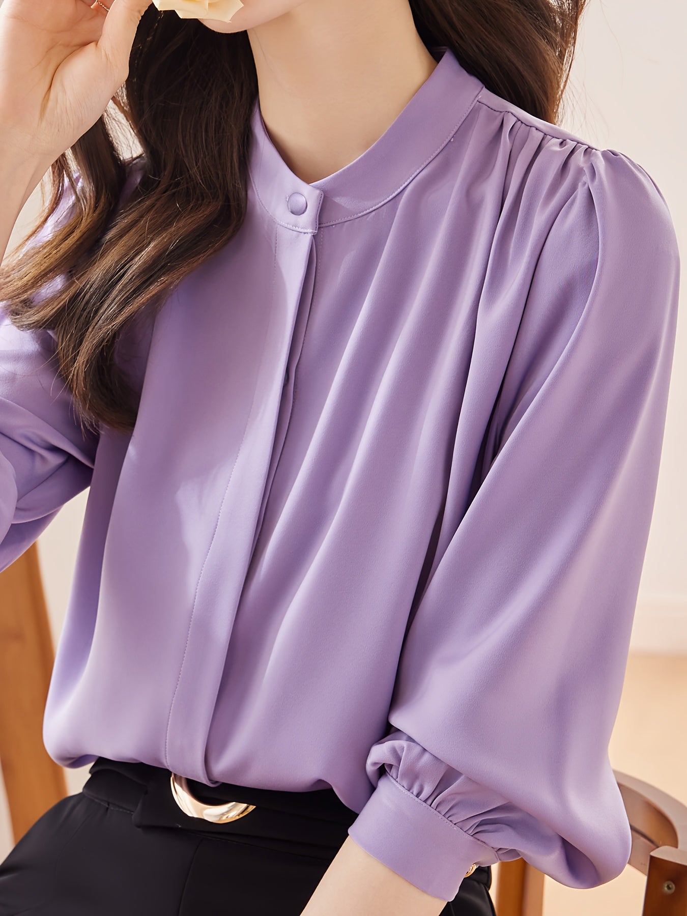 Darla | Blouse d'hiver tendance et minimaliste