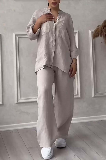 Linnea® | Chemisier et pantalon luxueux et décontractés